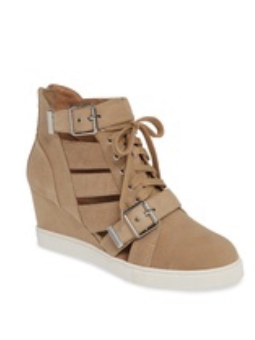 Linea Paulo cutout wedge, new in box